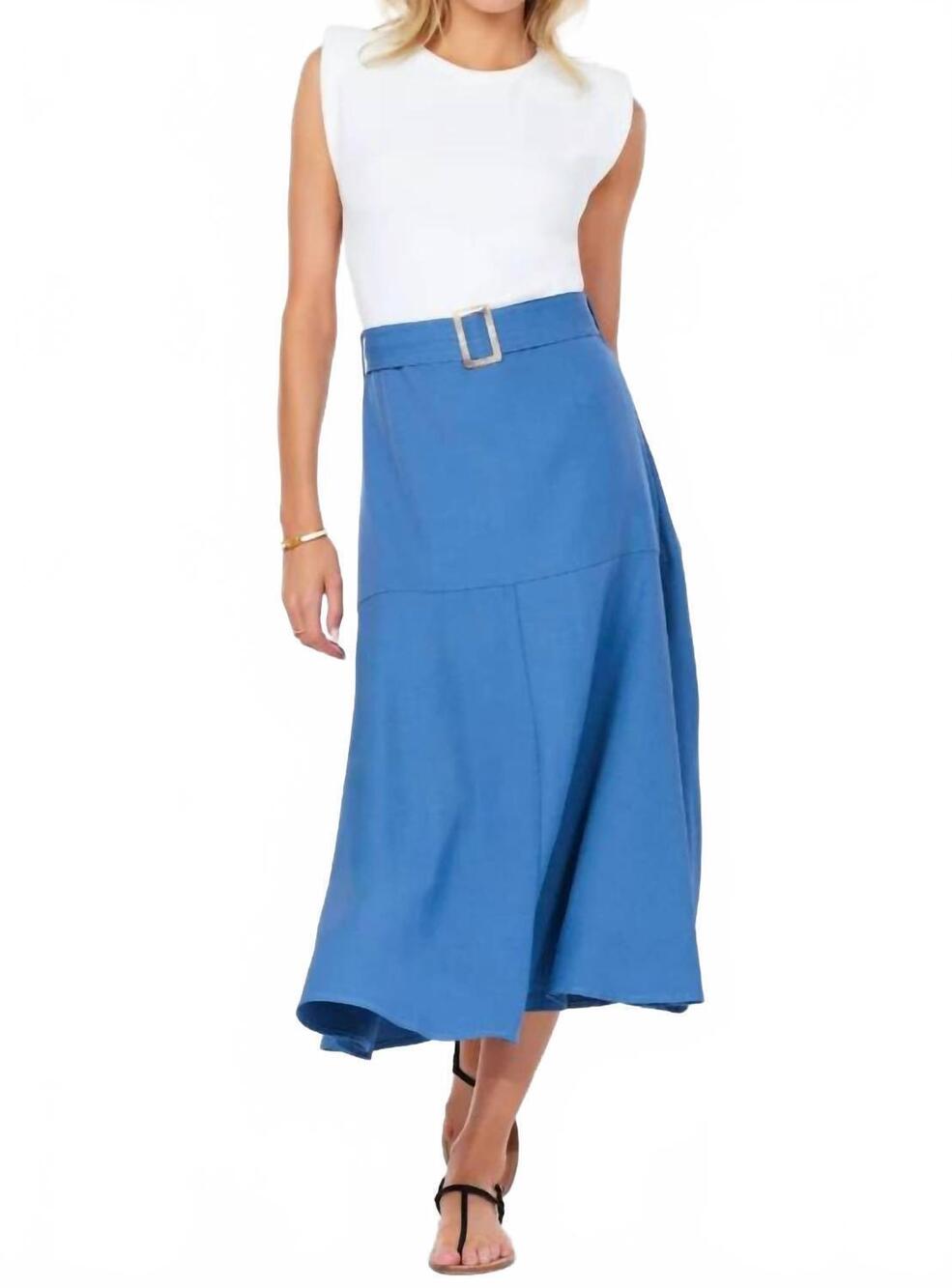 NEW BISHOP + YOUNG kristopher twofer midi dress in riviera